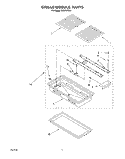 GRILLE MODULE Diagram and Parts List for SS373PEX1  Whirlpool Range