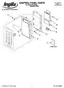 CONTROL PANEL PARTS Diagram and Parts List for IOR14XRD2  Inglis Microwave