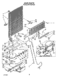 UNIT Diagram and Parts List for ET18NKXTG00  Whirlpool Refrigerator