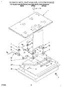 BURNER BOX, GAS VALVES, AND SWITCHES Diagram and Parts List for KDDT207BAL9  KitchenAid Range