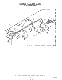 WIRING HARNESS Diagram and Parts List for KAWE660WAL0  KitchenAid Washer