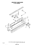 Part Location Diagram of 310819 Whirlpool Rail, Top