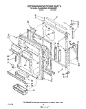 REFRIGERATOR DOOR Diagram and Parts List for ET22DKXWN01  Whirlpool Refrigerator