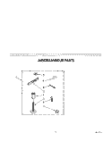 MISCELLANEOUS Diagram and Parts List for GCA2701XSW0  Whirlpool Washer