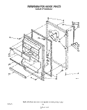 REFRIGERATOR DOOR , NOT ILLUSTRATED Diagram and Parts List for ET16AKXRWR2  Whirlpool Refrigerator