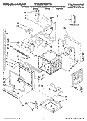 OVEN PARTS Diagram and Parts List for KEMS378SBL00  KitchenAid Microwave Oven Combo