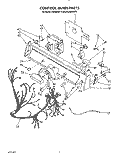 CONTROL PANEL, LIT/OPTIONAL Diagram and Parts List for KUDM220T3  KitchenAid Dishwasher
