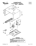 CABINET Diagram and Parts List for RM280PXAQ0  Whirlpool Wall Oven