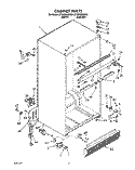 CABINET Diagram and Parts List for ET20NKXZW01  Whirlpool Refrigerator