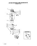 SECTION Diagram and Parts List for KCBC150X  KitchenAid Food Waste Disposer