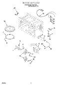 Part Location Diagram of 4393443 Whirlpool SWITCH-UL