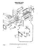 ICE MAKER , NOT ILLUSTRATED Diagram and Parts List for ET18XMXSW00  Whirlpool Refrigerator