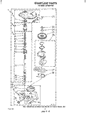 GEARCASE Diagram and Parts List for LA7900XSW0  Whirlpool Washer