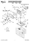 CONVECTION OVEN PARTS Diagram and Parts List for GM8155XJB1  Whirlpool Microwave