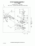 8318272 BURNER ASSEMBLY Diagram and Parts List for WGD4800XQ0  Whirlpool Dryer