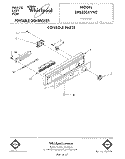CONSOLE Diagram and Parts List for DP8350XVN2  Whirlpool Dishwasher