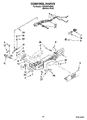 CONTROL PARTS Diagram and Parts List for 7GS6SHEXMS03  Whirlpool Refrigerator