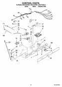 CONTROL PARTS Diagram and Parts List for ED5LTAXVL01  Whirlpool Refrigerator