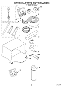 OPTIONAL Diagram and Parts List for ACE184XL0  Whirlpool Air Conditioner