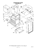 CONTAINER Diagram and Parts List for 7KCCC150T1  KitchenAid Trash Compactor