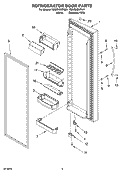 Part Location Diagram of L2303522W Whirlpool DOR-FIP White