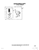 MISCELLANEOUS, LIT/OPTIONAL Diagram and Parts List for LC4600XKW0  Whirlpool Washer