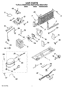 UNIT PARTS Diagram and Parts List for ER8MHKXRS02  Whirlpool Refrigerator