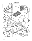 UNIT Diagram and Parts List for KSRS27QWWH00  KitchenAid Refrigerator