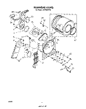 SECTION Diagram and Parts List for LE5790XPW0  Whirlpool Dryer