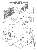 UNIT Diagram and Parts List for 8ET20PKXEG00  Whirlpool Refrigerator