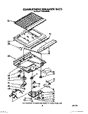 COMPARTMENT SEPARATOR Diagram and Parts List for TT18EKRWW01  Estate Refrigerator