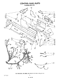 CONTROL PANEL, LIT/OPTIONAL Diagram and Parts List for KUDI21SS2  KitchenAid Dishwasher