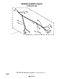 WIRING HARNESS , LIT/OPTIONAL Diagram and Parts List for MS1451XW0  Whirlpool Wall Oven