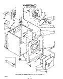 SECTION Diagram and Parts List for LE5700XMW0  Whirlpool Dryer