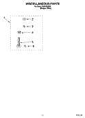 MISCELLANEOUS PARTS - OPTIONAL PARTS (NOT INCLUDED) Diagram and Parts List for RAS6233KQ1  Roper Washer