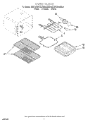 OVEN Diagram and Parts List for KESC300BAL5  KitchenAid Range