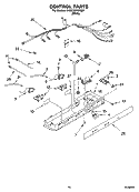 CONTROL PARTS Diagram and Parts List for 5VGS3SHGKQ01  Whirlpool Refrigerator