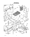 UNIT Diagram and Parts List for RS25AWXVW02  Roper Refrigerator
