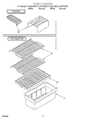 SHELF, OPTIONAL Diagram and Parts List for ET17JKYJN00  Whirlpool Refrigerator