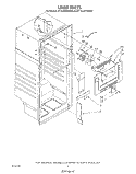 LINER Diagram and Parts List for ET18JMXWW00  Whirlpool Refrigerator