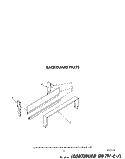 BACK GUARD Diagram and Parts List for SF302ESRW2  Whirlpool Range