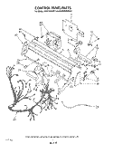 CONTROL PANEL , LITERATURE AND OPTIONAL Diagram and Parts List for KUDI220WWH1  KitchenAid Dishwasher