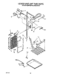 LOWER UNIT AND TUBE Diagram and Parts List for KSSS36MAX00  KitchenAid Refrigerator