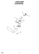 PUMP PARTS Diagram and Parts List for KUIA15PLLS1  KitchenAid Ice Maker