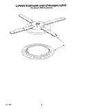 LOWER WASHARM AND STRAINER Diagram and Parts List for KUDA230YAL0  KitchenAid Dishwasher