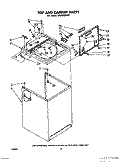 Part Location Diagram of 28520 Whirlpool Lubricant (use only in brake shoe assembly on roller & pin)
