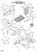UNIT Diagram and Parts List for 4ED27DQXDN00  Whirlpool Refrigerator