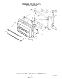 FREEZER DOOR Diagram and Parts List for ET20GKXSW03  Whirlpool Refrigerator