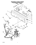 Part Location Diagram of 9741936 Whirlpool PANEL-CNTL