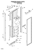 Part Location Diagram of 2171070K Whirlpool Door Trim